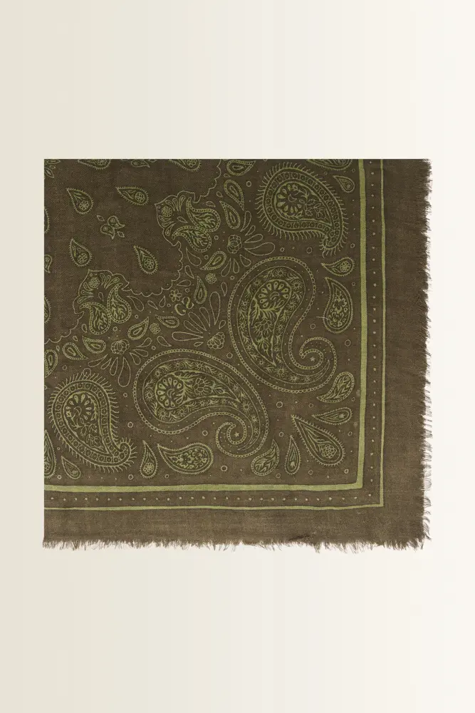 Wollen paisleyshawl