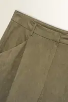 Suedine barrel pantalon