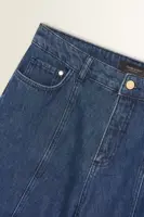 Barrel jeans met voornaden