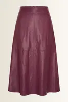 Klokkende rok van PU-leer