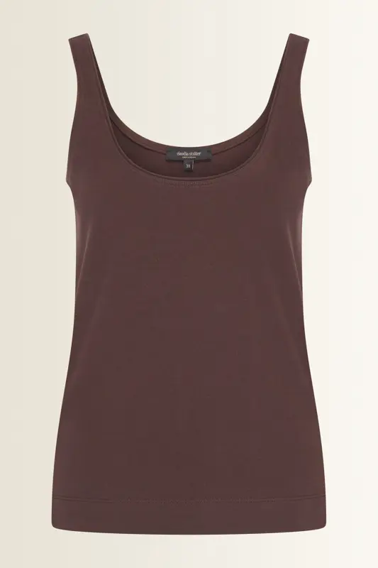 Singlet van stretchkatoen