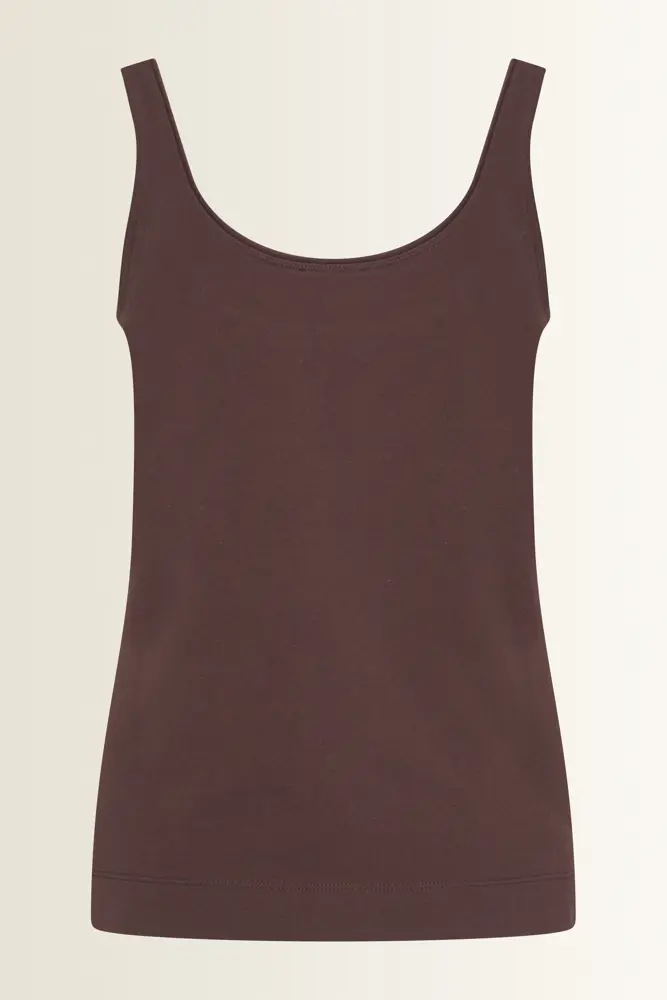 Singlet van stretchkatoen