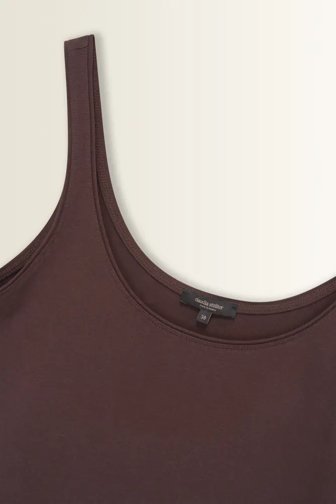 Singlet van stretchkatoen