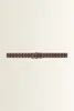 Leren riem met ronde studs