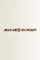 Leren riem met ponyhair