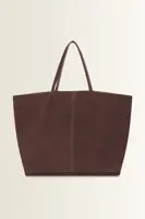 Ruime suède shopper