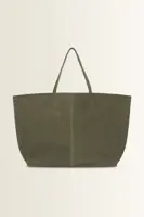 Ruime suède shopper