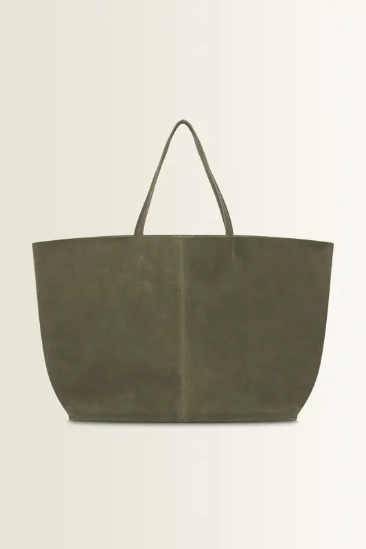 Ruime suède shopper