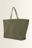 Ruime suède shopper