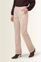 Veloursbroek met elastische taille Monari