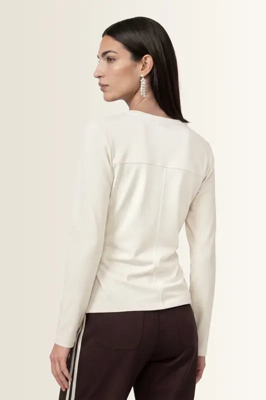 Top met asymmetrische onderkant Monari