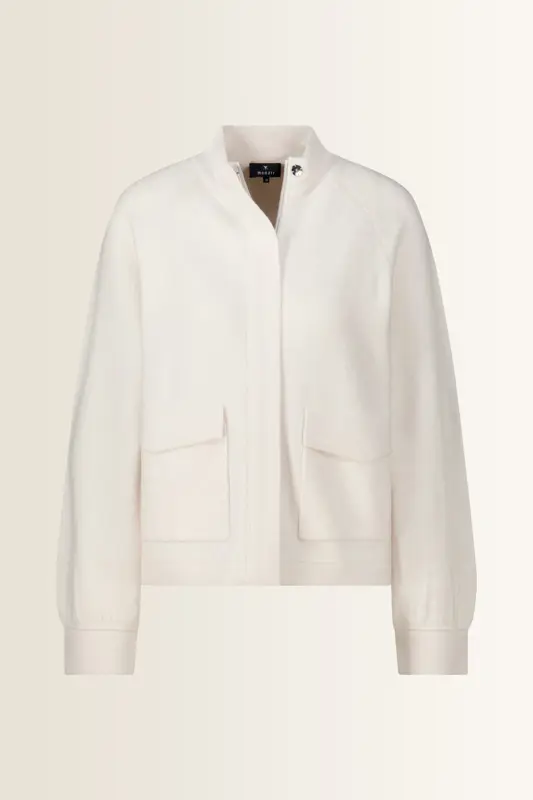 Cardigan met klepzakken en rits Monari