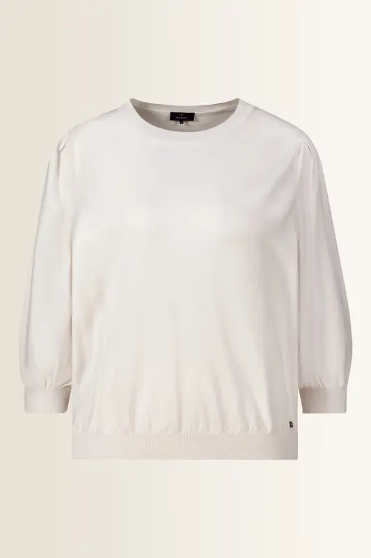 Pullover met ribgebreide boorden Monari