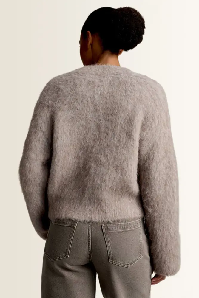 Gebreid alpaca vest met rits Tanzina Someday