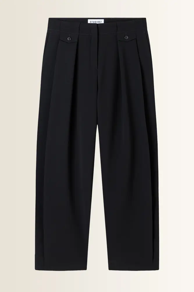 Pantalon met plooidetails Eileen Cambio