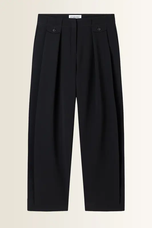 Pantalon met plooidetails Eileen Cambio