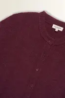 Mouwloos vest in zachte alpaca-wolmix