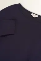 Jersey top plooidetail
