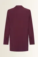 Lange blazer in viscosemix