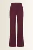 Lange pantalon met splitdetail