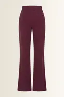 Lange pantalon met splitdetail