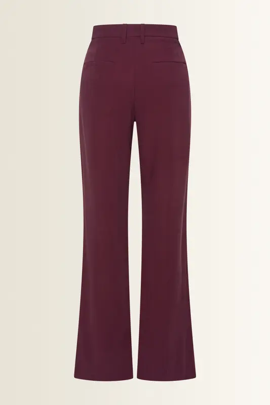 Lange pantalon met splitdetail