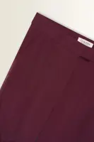 Lange pantalon met splitdetail