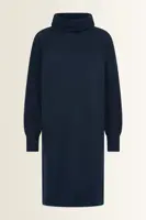 Wolblend jurk met colkraag