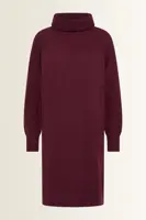 Wolblend jurk met colkraag