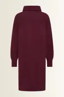 Wolblend jurk met colkraag