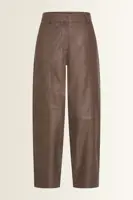 Leren barrel broek