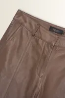 Leren barrel broek